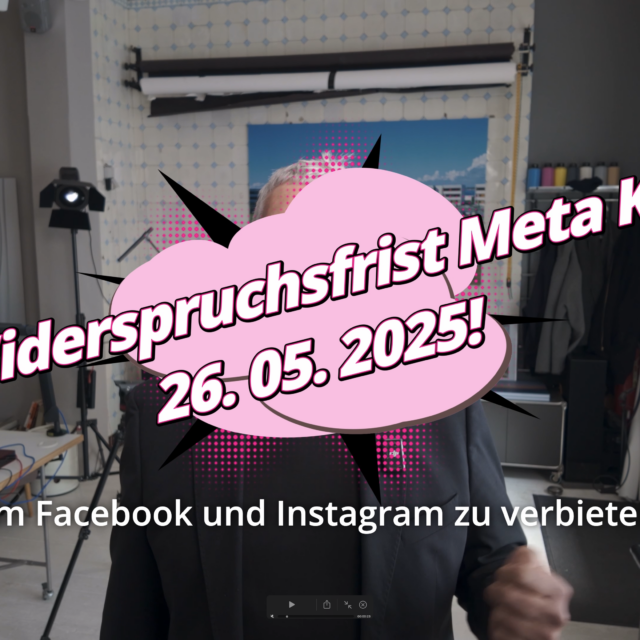 Widersprecht der KI-Nutzung eurer Werke durch Meta!